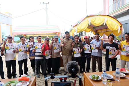 LE-HARDIANTO Teken Kontrak Politik dengan 12 Desa di Kecamatan Batang Cenaku